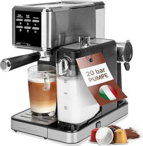 Profi Cook Slėginis kavos aparatas ProfiCook PC-ES-KA 1265 Sita i kapsuła