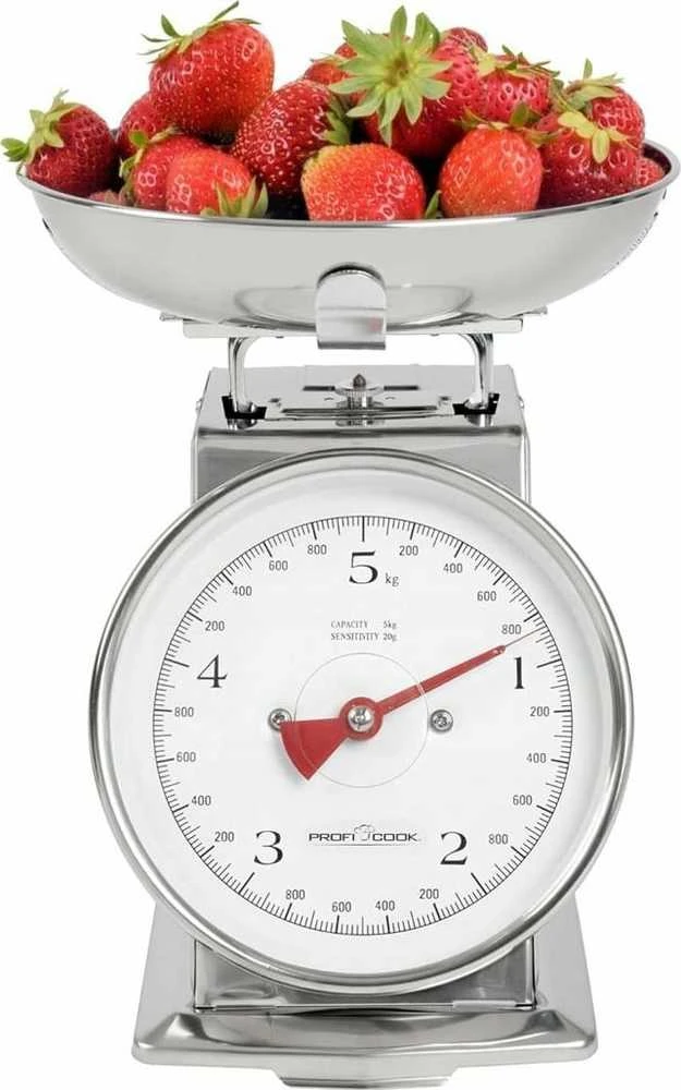 Virtuvinės svarstyklės Profi Cook ProfiCook PC-KW 1247 Nerūdijantis plienas Countertop Mechanical kitchen scale
