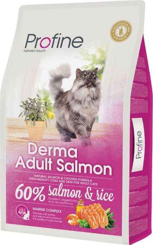 PROFINE Profine Cat Derma Adult lašiša 10 kg