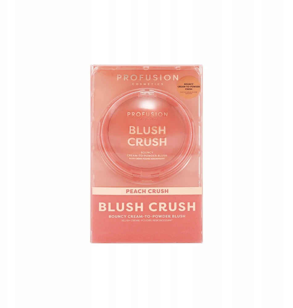 Profusion Cosmetics Blush Crush Silky Natural Finish Blush Compact Powder Peach Crush, 10 g