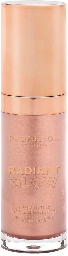 Profusion Cosmetics Profusion Radiant Glow Fresh Glow Liquid Highlighter Rose Quartz veidui 14,5 ml