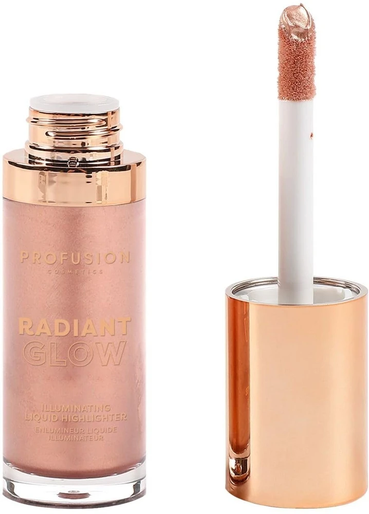 Profusion Cosmetics Profusion Radiant Glow Fresh Glow Liquid Highlighter Rose Quartz veidui 14,5 ml