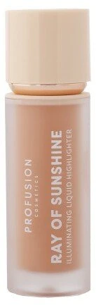 Profusion Cosmetics Ray Of Sunshine Natural Glow Liquid Highlighter Golden Hour For Face, 4 ml