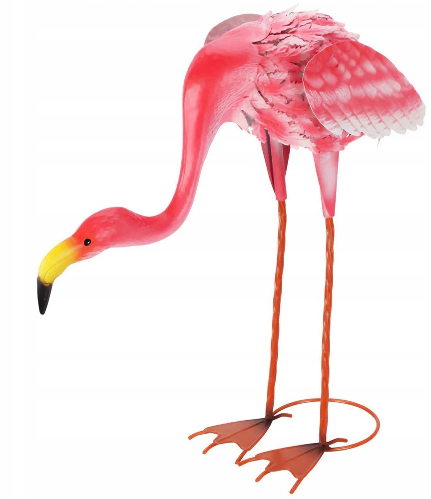 ProGarden Metalinė sodo figūrėlė flamingas, 65 cm