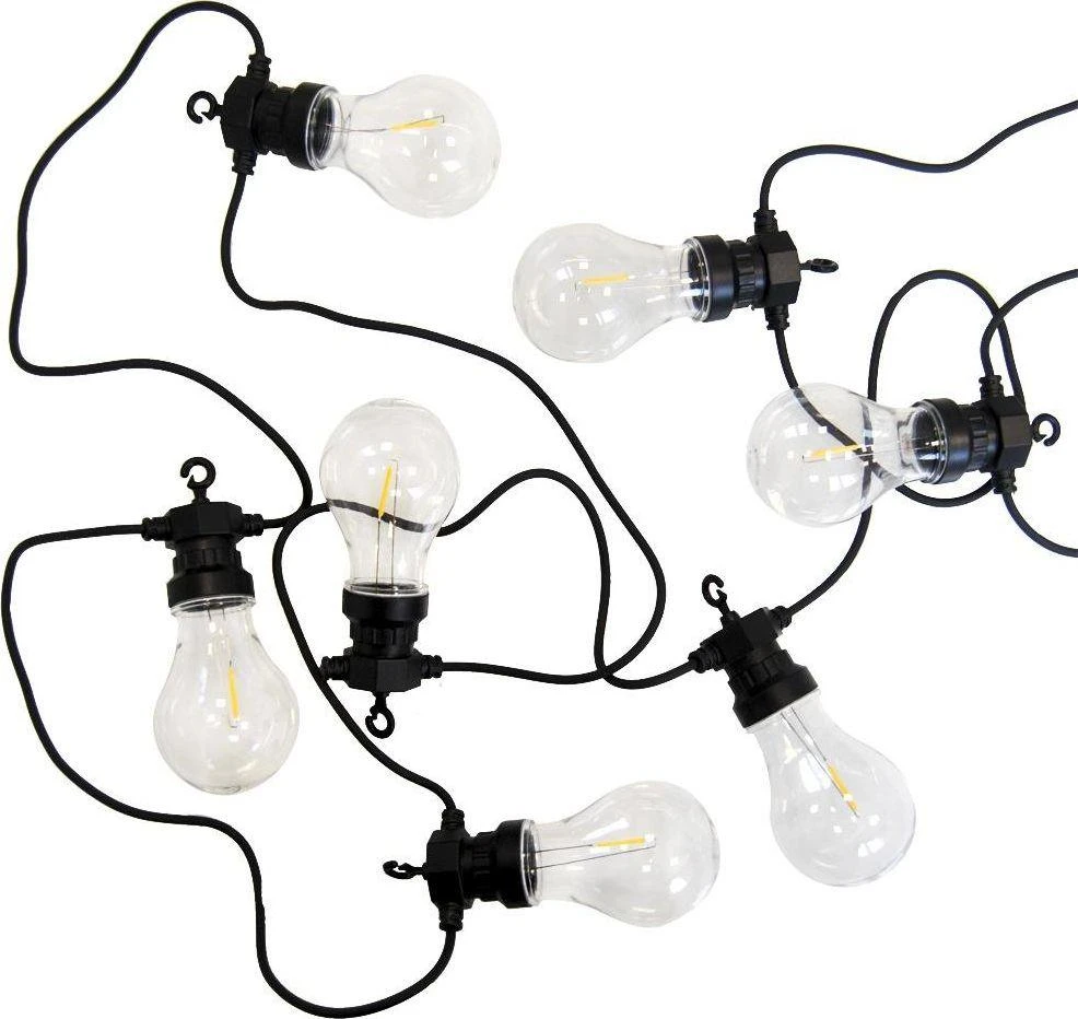 ProGarden Sodo LED lempučių girlianda, 10 lempučių, 24V