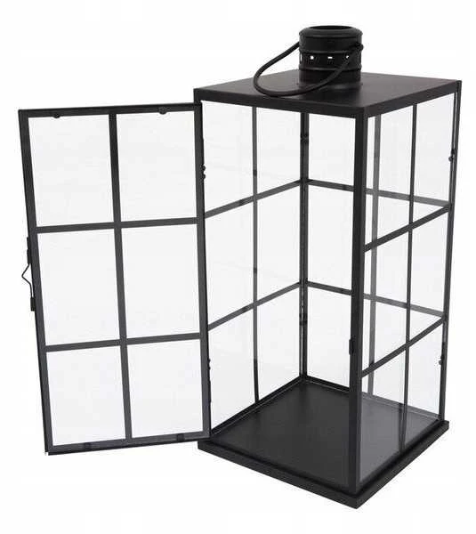 ProGarden Metalinis žibintas žvakei, 14,5 x 14,5 x 39 cm