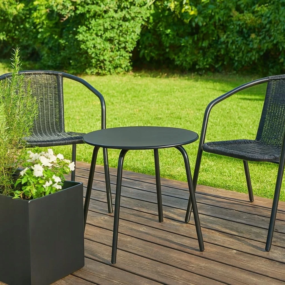 ProGarden Steel Apvalus plieno terasos stalas RONDO, Ø 50 cm