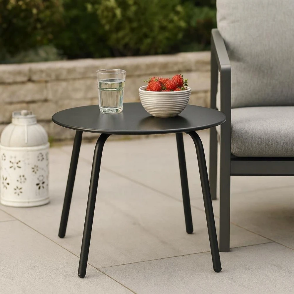 ProGarden Steel Apvalus plieno terasos stalas RONDO, Ø 50 cm