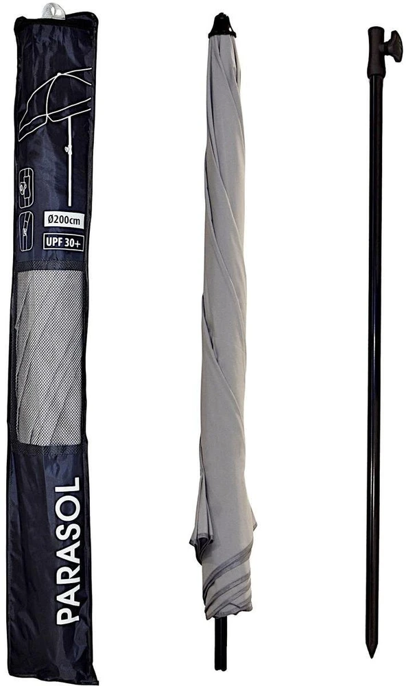 ProGarden Sodo skėtis 185 cm pilkas