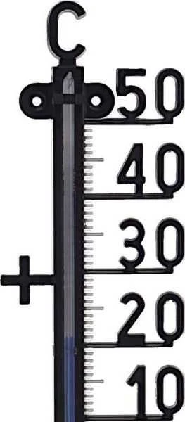 ProGarden Lauko termometras Juodas 41 cm