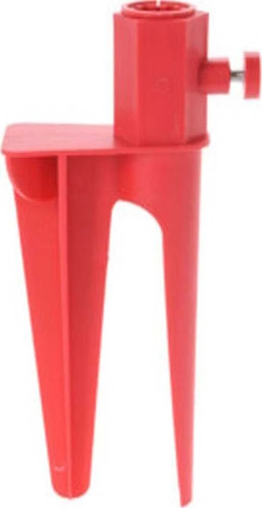 ProGarden Įsmeigiama raudona skėtio bazė 28 cm