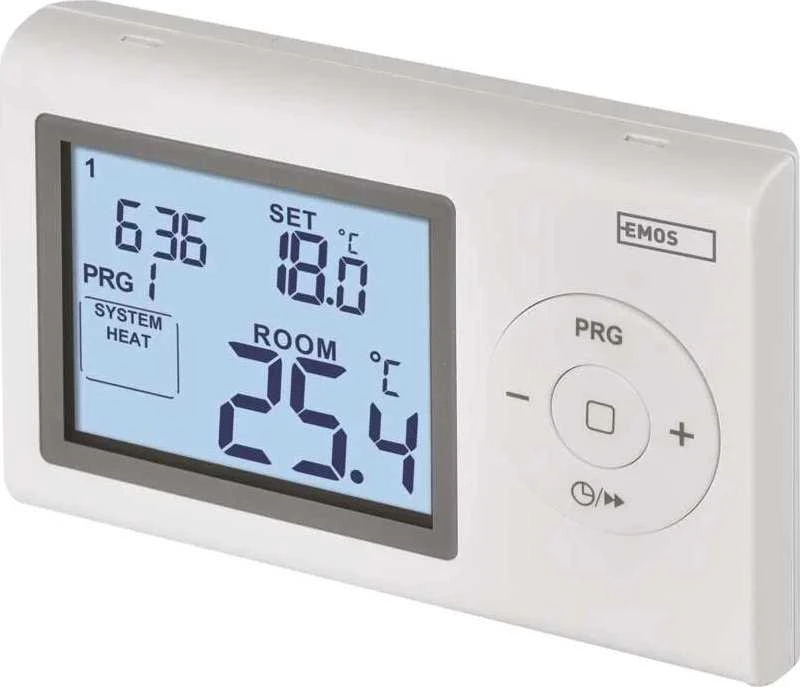 Emos Baltas Emos Programuojamas laidinis kambario termostatas P5607 Emos