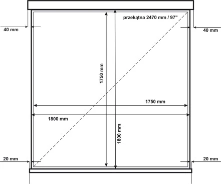 Projektoriaus ekranas Avtek Tripod PRO 180 (1EVT13)