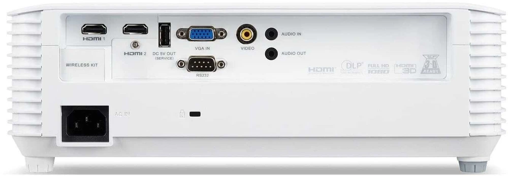 Acer H6518STi DLP projektorius / 1920 x 1080 / 3500 lm / 16:9 / Baltas