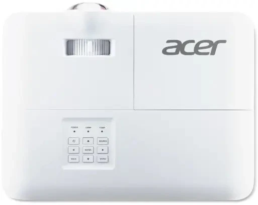 ACER projektorius S1287n, trumpo nuotolio, 1024x768, 4000 ANSI, VGA, HDMI, RJ45, REPRO, 5000 val., LAN, baltas