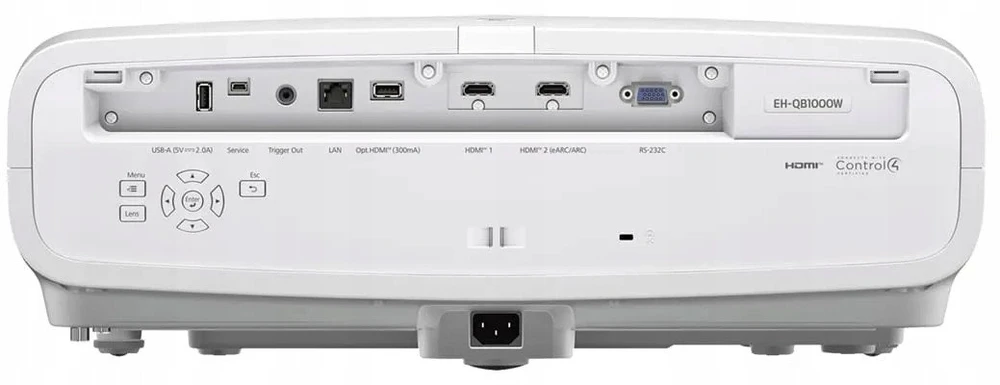 Epson Projektorius eh-qb1000w 3lcd 4k/3300l/5m:1/laser/balta