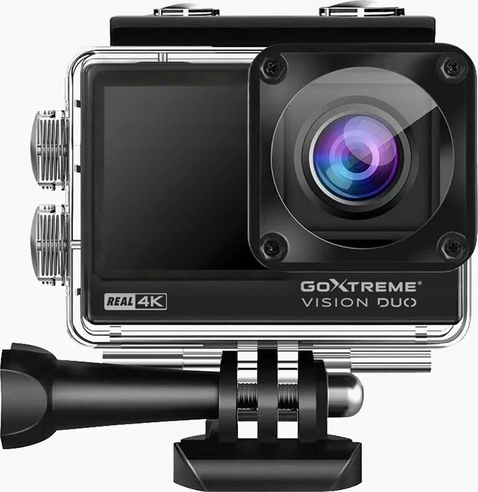 EASYPIX | GoXtreme Vision DUO 4K | Jutiklinis ekranas | Atsparus vandeniui | Wi-Fi