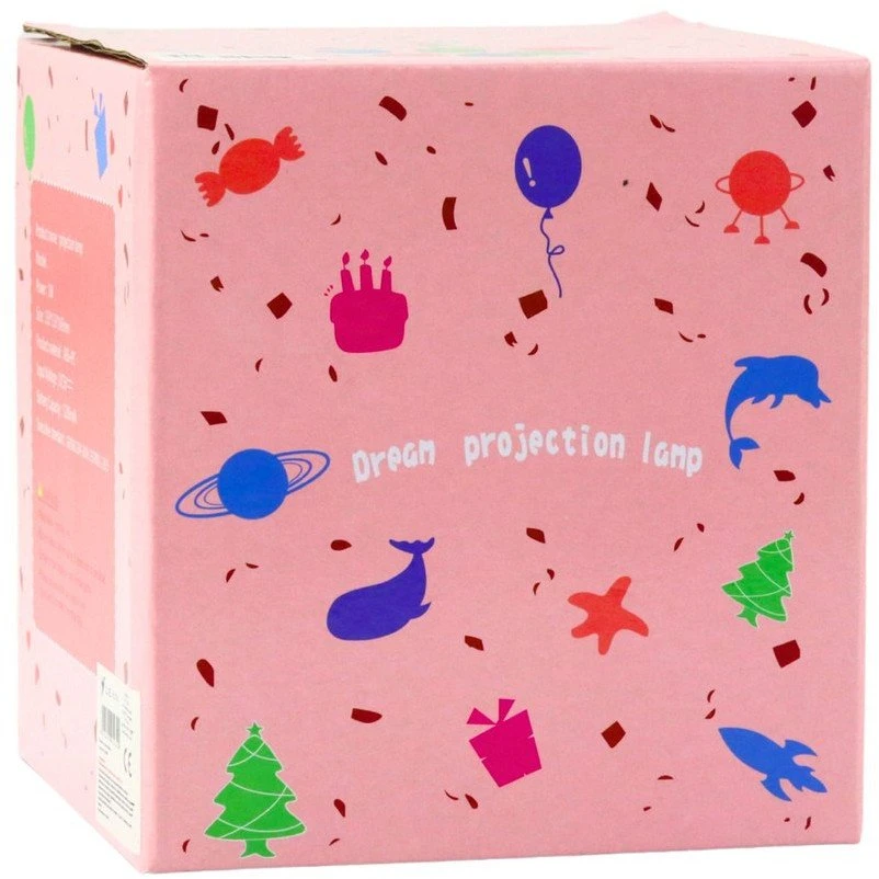 Lean Toys Vaikiška naktinė lempa projektorius su 6 keičiamosiomis scenomis