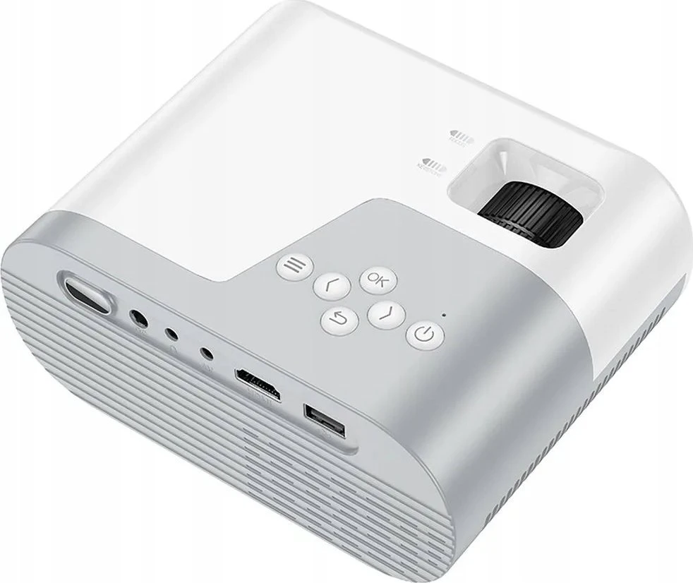 Projektorius HD Ready Hoco su Android programine įranga Wi-Fi Bluetooth 720P DT2 baltas