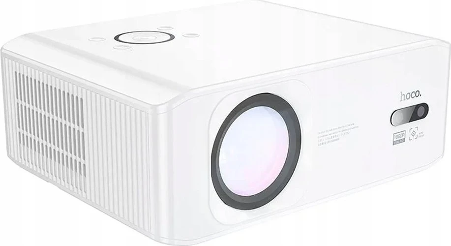 Projektorius „Full HD Hoco“ su „Android“ programine įranga, „Wi-Fi“, „Bluetooth“, 1080P, DT3 baltas