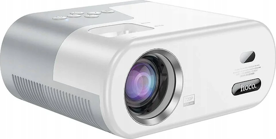 Projektorius HD Ready Hoco su Android programine įranga Wi-Fi Bluetooth 720P DT2 baltas