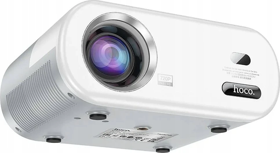 Projektorius HD Ready Hoco su Android programine įranga Wi-Fi Bluetooth 720P DT2 baltas