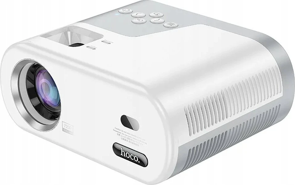 Projektorius HD Ready Hoco su Android programine įranga Wi-Fi Bluetooth 720P DT2 baltas