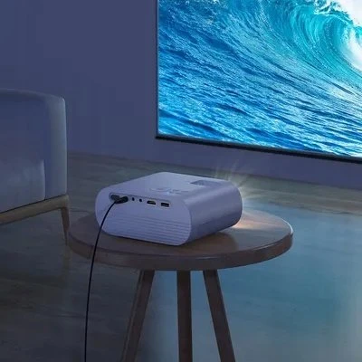 Projektorius HD Ready Hoco Wi-Fi Bluetooth 720P DT1 baltas
