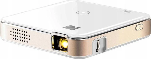 Projektorius Kodak Portable Series Luma 150 RODPJS150WH WVGA (854x480), 50 ANSI liumenų, 1500:1, Baltas/Gold, Wi-Fi