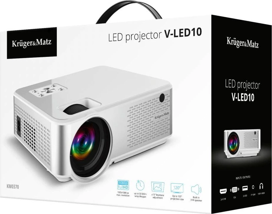 LED Projektorius Kruger & Matz V-LED20 (KM0370-FHD)