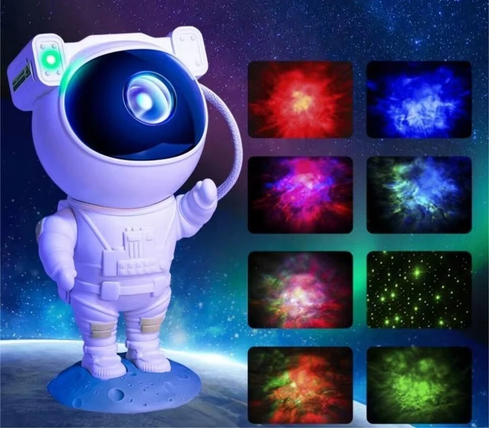 Projektorius lampka nocna astronauta