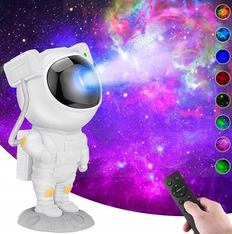Projektorius lampka nocna astronauta