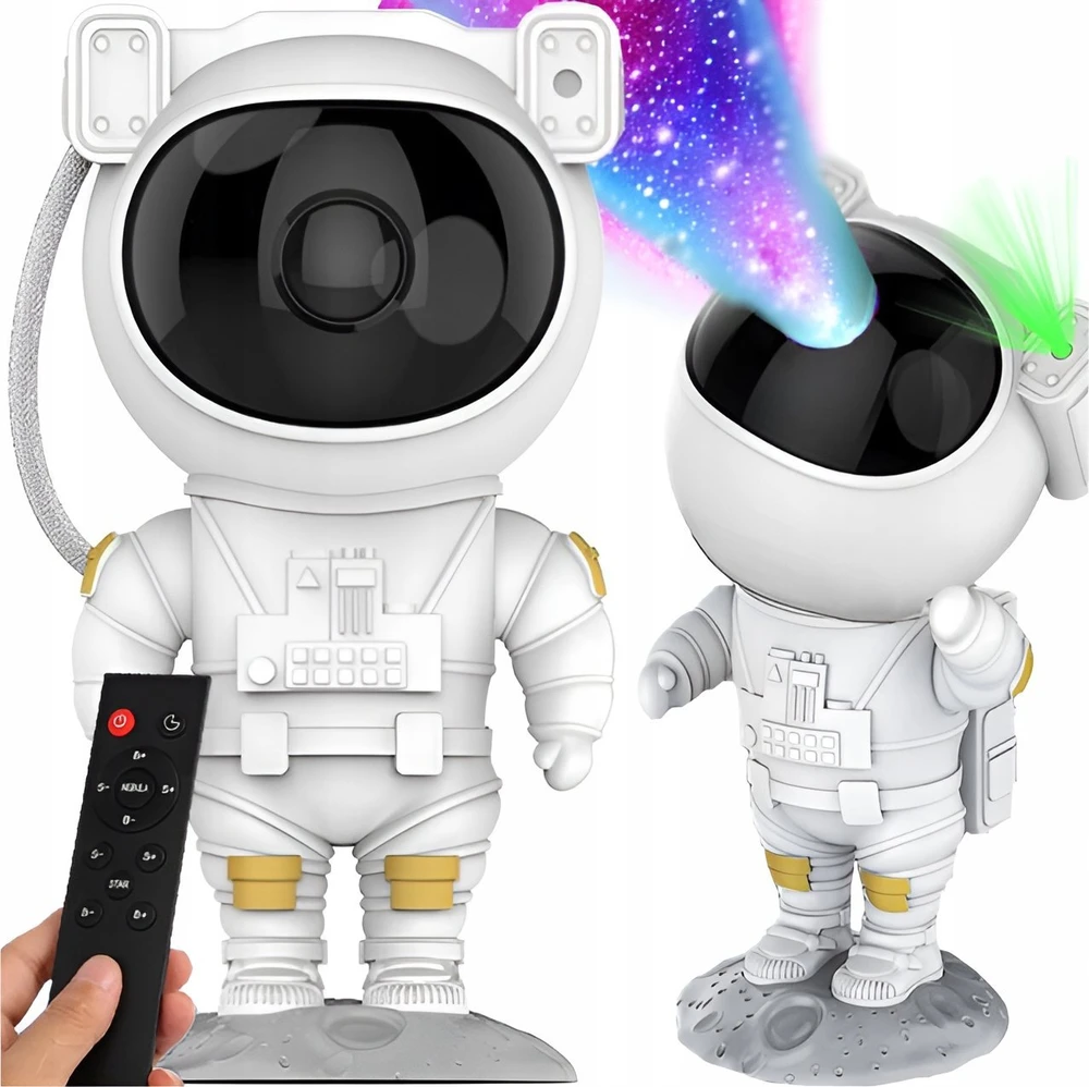 Projektorius lampka nocna astronauta