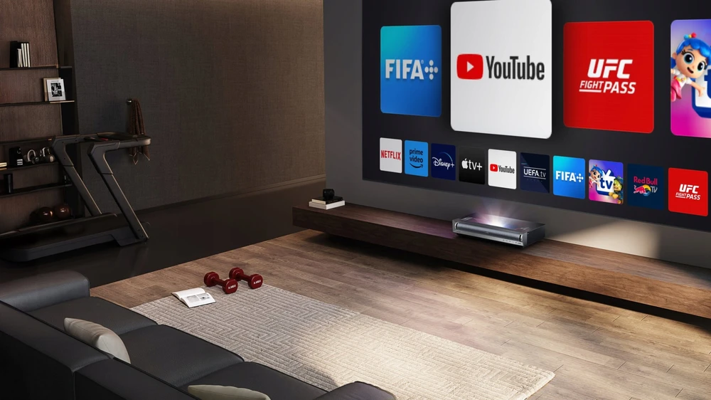 Projektorius LASER TV HISENSE PX3 80-150" 4K