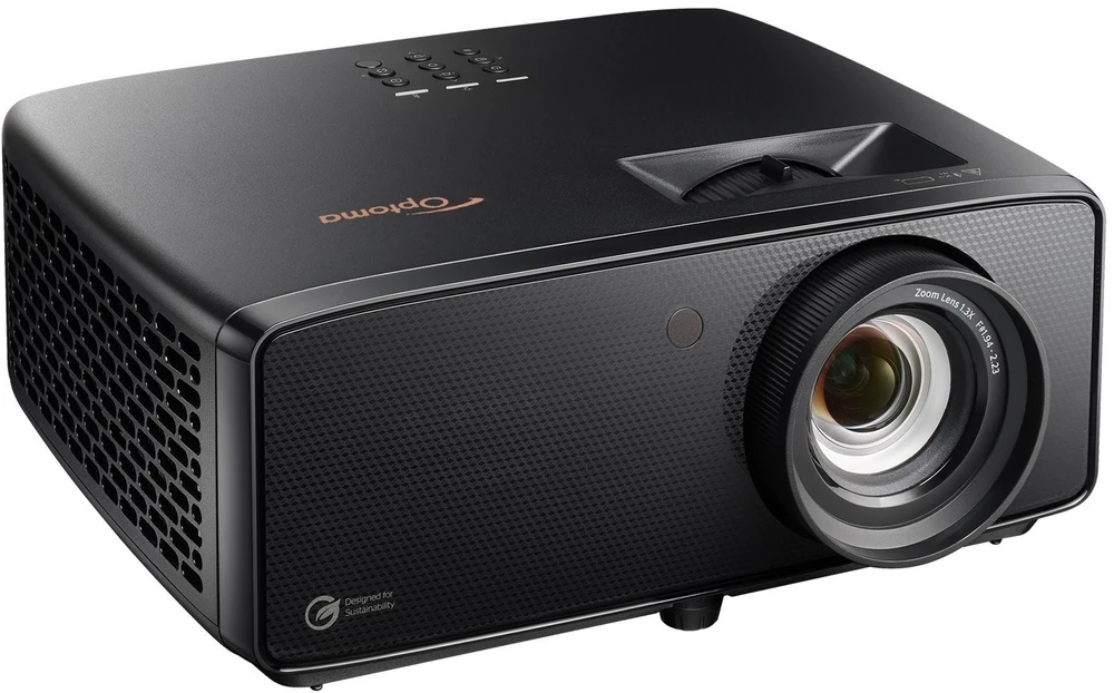 Optoma PK52 standartinio nuotolio projektorius, 3500 ANSI liumenų, DLP UHD 4K (3840x2160), 3D Juodas