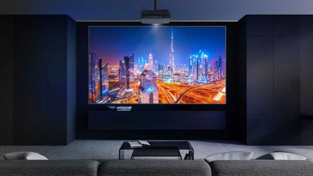 „Optoma“ projektorius UHZ68LV (DLP, lazerinis, UHD, 5000 ANSI, HDMI, RS232, RJ45, USB-A maitinimas, 2x5W atkūrimas)