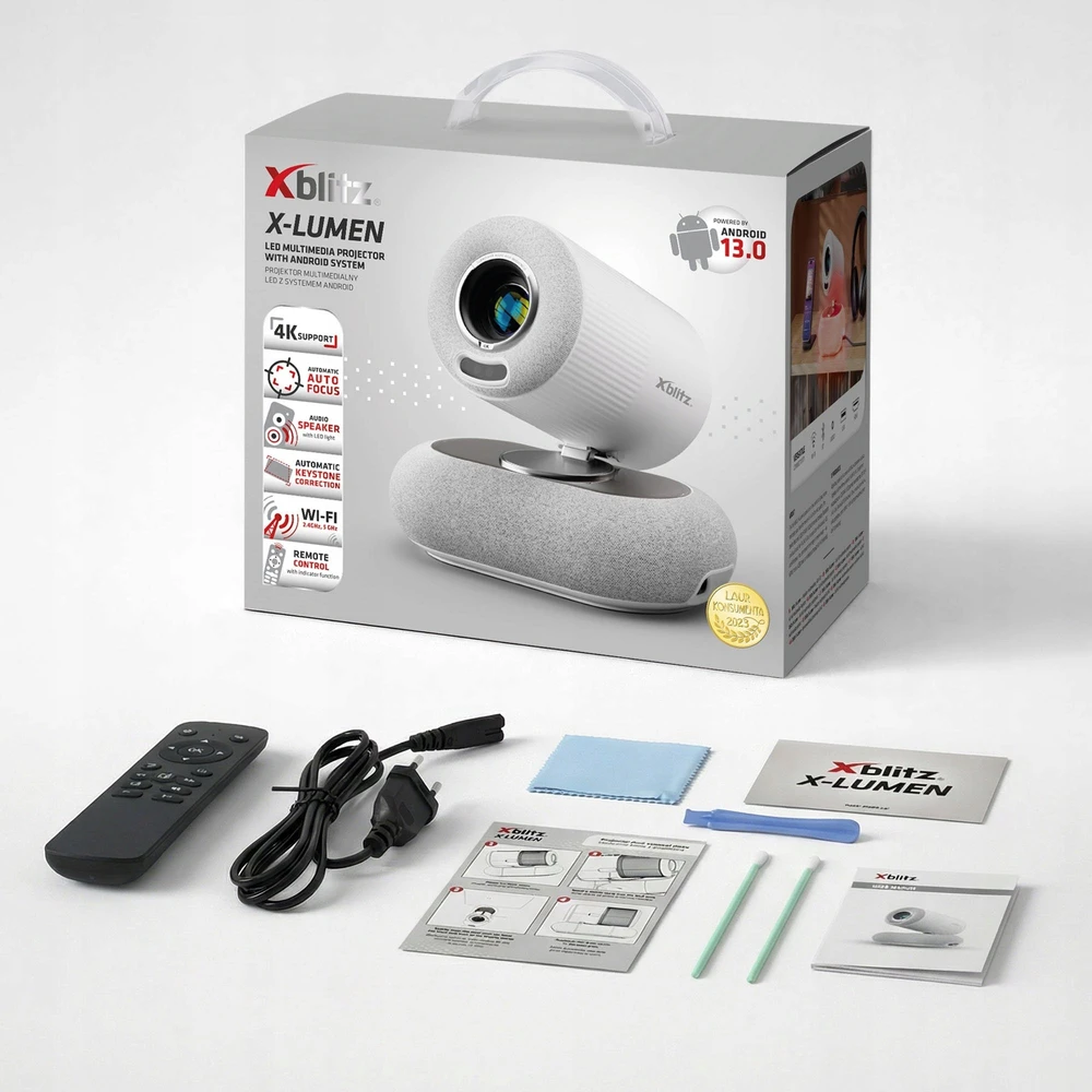 Xblitz X-LUMEN MULTIMEDIA LED Projektorius WITH ANDROID SYSTEM