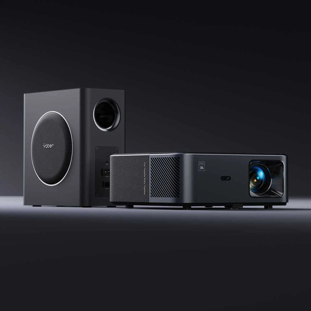 Yaber K2s Pro LCD FullHD 1080p Multimedia Projektorius su JBL kolonėlėmis and Subwoofer – juodos spalvos