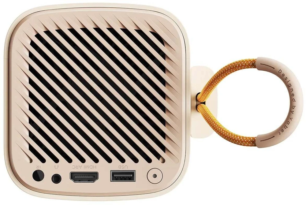 YABER T1 Pro, mini WiFi Projektorius su sukiojamu stovu, Full HD 1080P, 220 ANSI lumens, Creme
