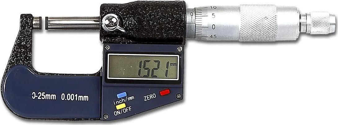 Elektroninis mikrometras 0-25 mm, tikslumas 0,001 mm, CE