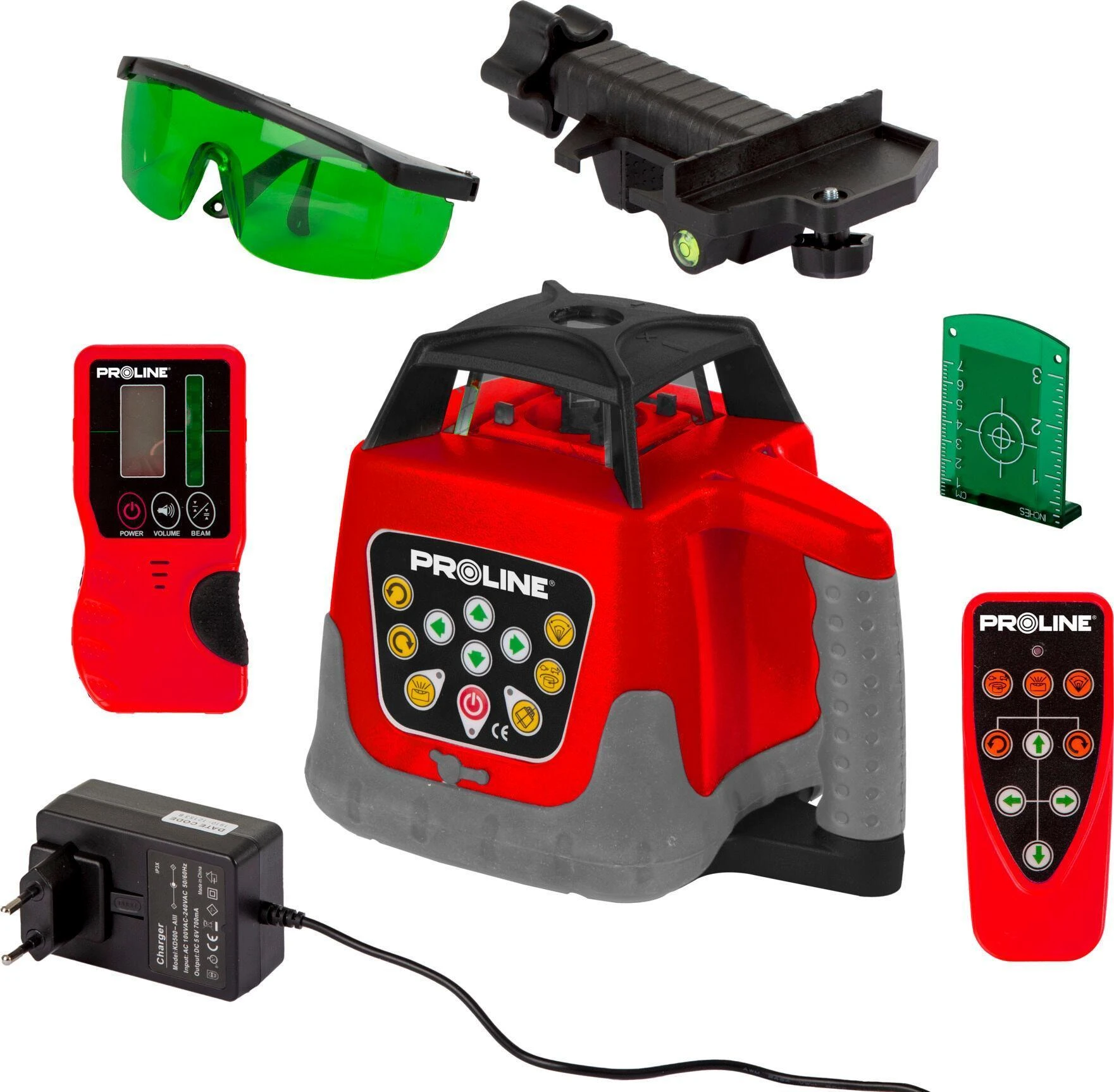 Laser lazerinis Savaime išsilyginantis žalias rotacinis lazeris iki 500 m CE Proline