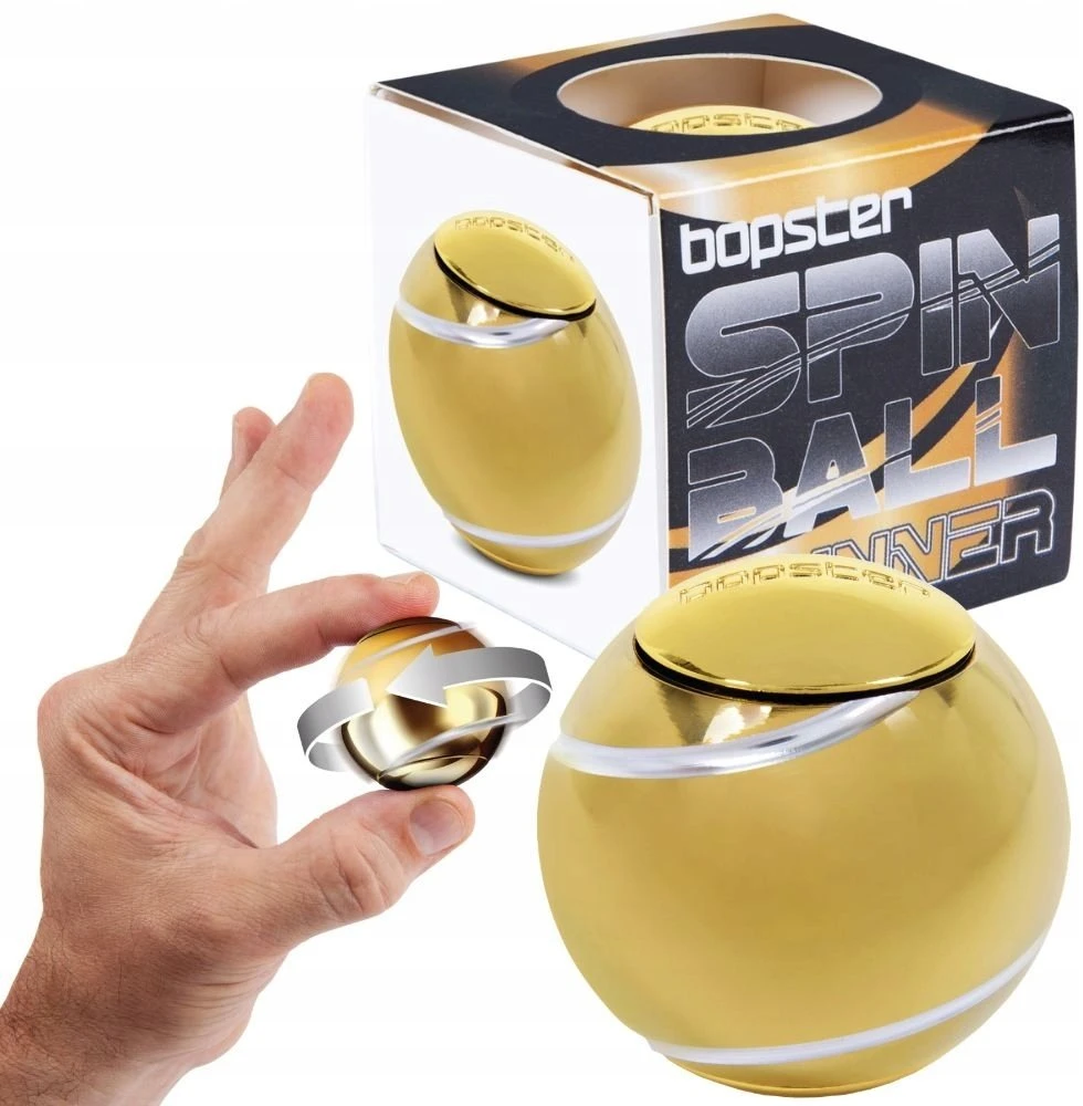 Prolink Microsystems Bopster – Fidget Spinner kamuolys – auksinis ir sidabrinis (3247374)
