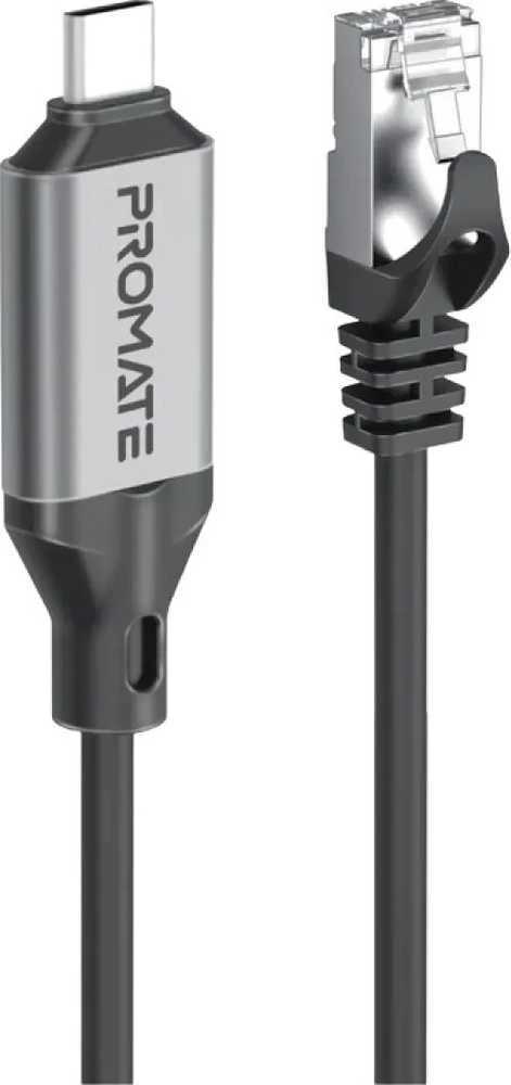 „Promate CLink-RJ45“ laidas USB-C į Ethernet 10/100/1000Mbps / 5m