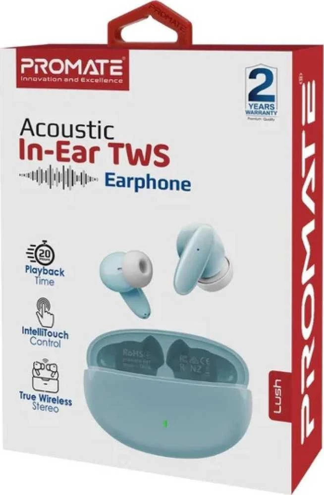 PROMATE Lush TWS Bluetooth stereo ausinės