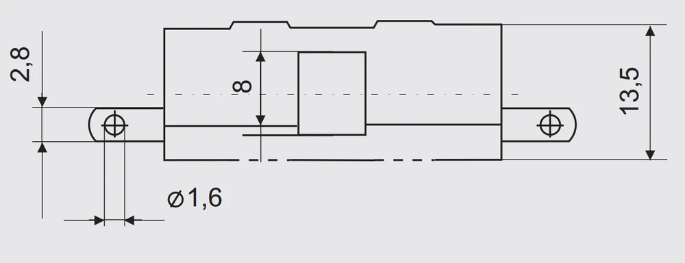 Promet Miniatiūrinė jungtis MP0 400V 10A IP40 - W0-59-192002