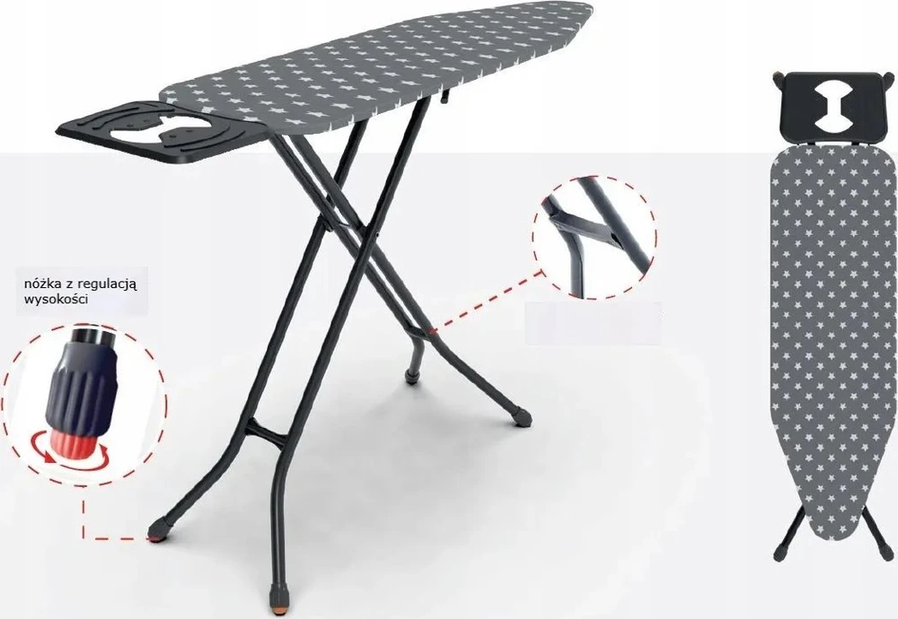 Lyginimo lenta 120x38cm PROMIS PKD50 STAR tvirta su reguliuojamu stabilumu
