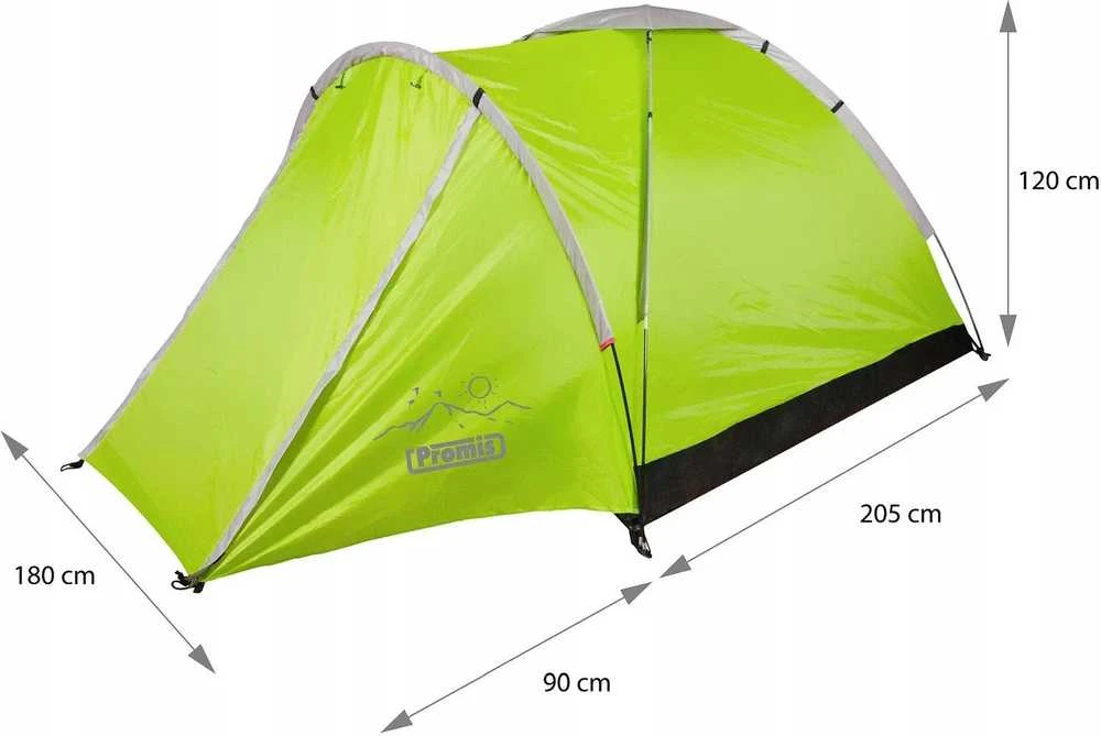 „Promis“ turistinė stovyklavimo palapinė 2 x 2 m su „Alpenair Pro“ tinkleliu nuo uodų