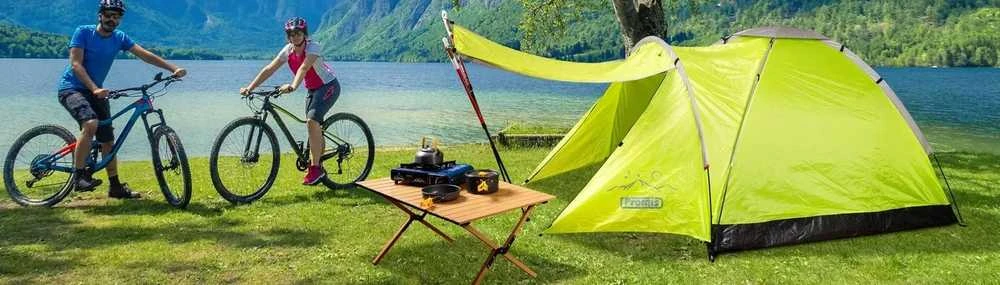 „Promis“ turistinė stovyklavimo palapinė 2 x 2 m su „Alpenair Pro“ tinkleliu nuo uodų