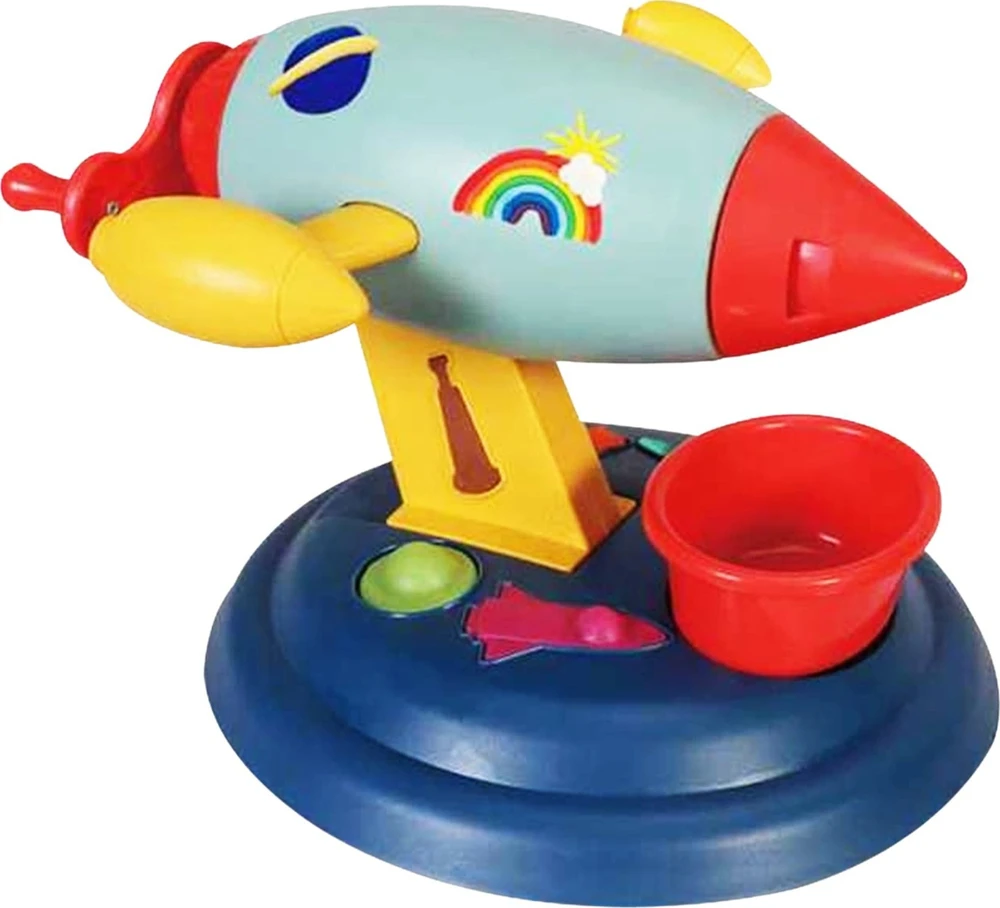 Pronice PLASTIKINIS MOLIS RINKINYS KŪRYBINIŲ MAŠINŲ ŽAISLINĖ RAKETA DOVANAI