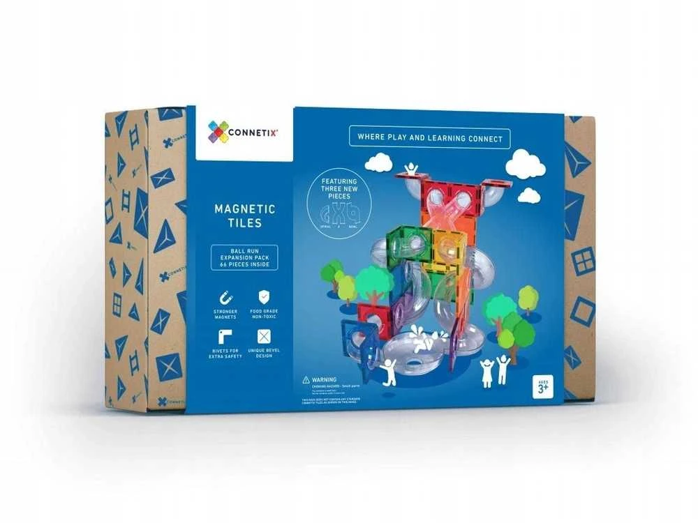 Magnetinis konstruktorius Connetix Rainbow Rutuliuko trasa